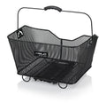 XLC Carry More BA-B04 Fahrradkorb schwarz für Systemgepäckträger, inkl. Adapterplatte, max. 25kg.