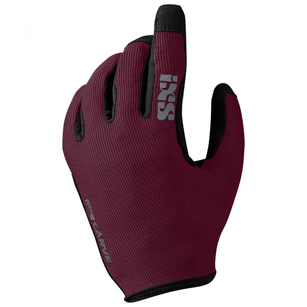 IXS Sports Division iXS Carve Women Gloves XS Raisin - ergonomische MTB-Damenhandschuhe