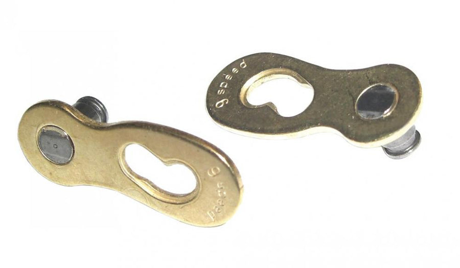 ConneX 9s Link 9-fach gold - zuverlässiges Kettenschloss für Schnellverschluss
