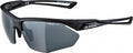 Alpina Sonnenbrille Nylos HR Rahmen schwarz matt Glas sw verspiegelt S3
