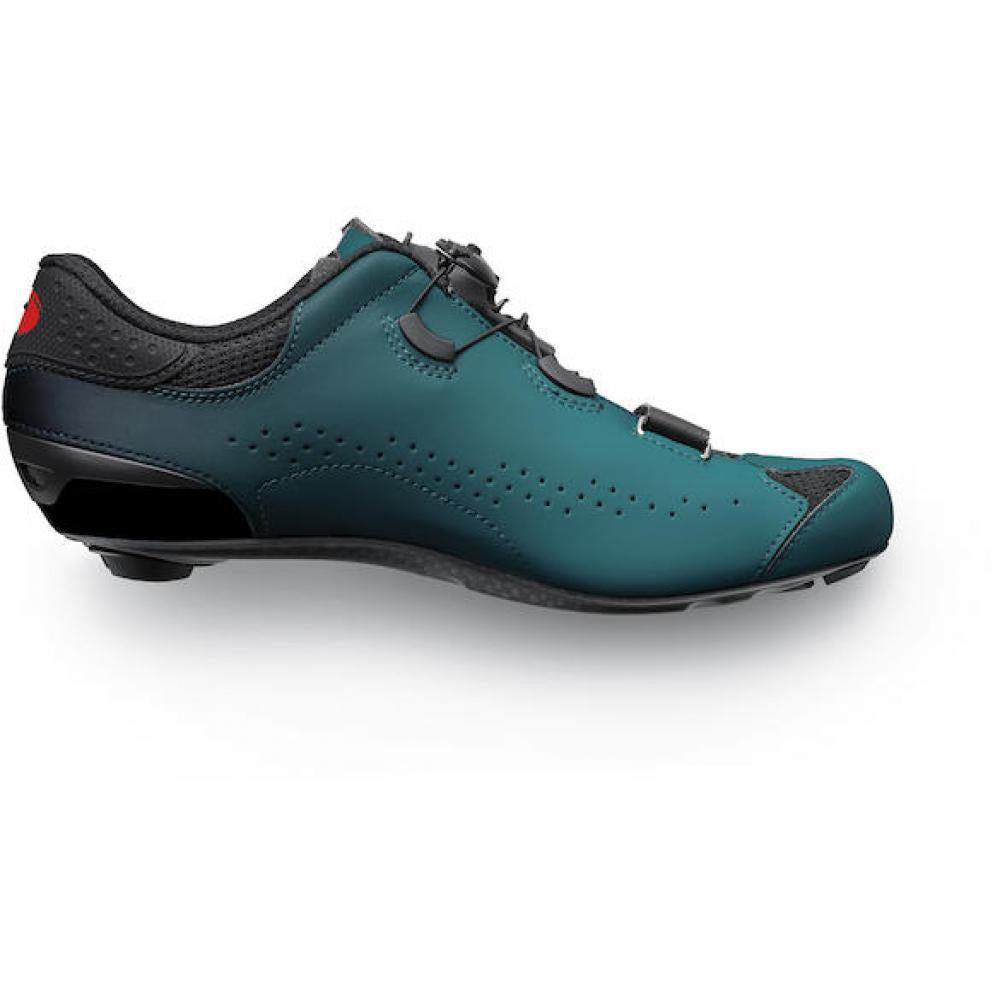 Sidi ROAD Sixty green/black 45.5 Grün/schwarz - leichter Rennradschuh mit Carbonsohle