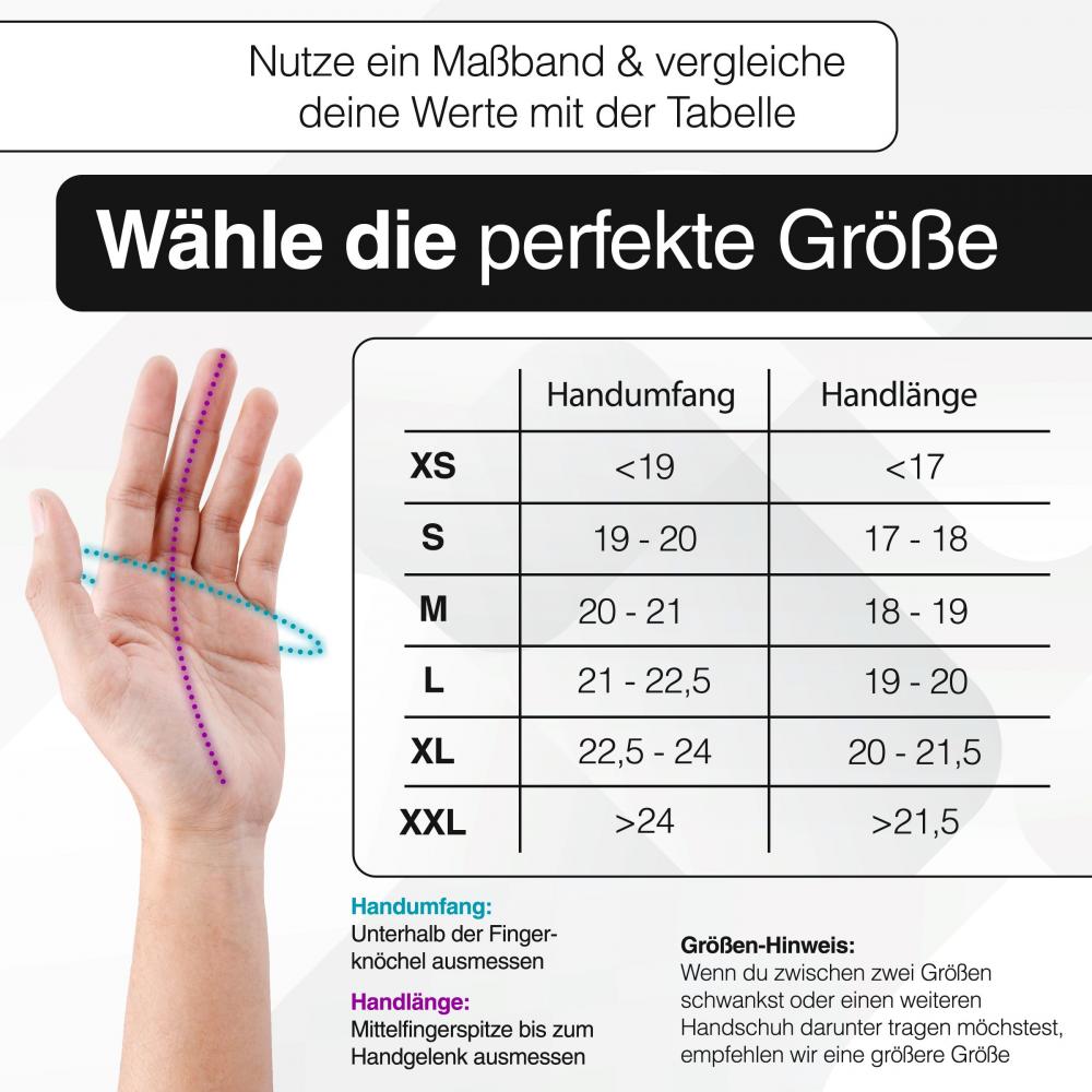 Valkental Handschuhe GloRider V2 Flex wasserfester Übergangshandschuh mit Grip L schwarz
