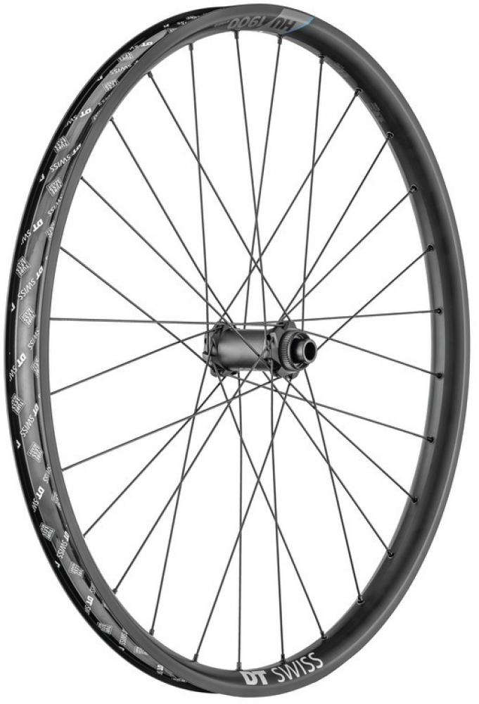 DT Swiss Laufrad HU 1900 SPLINE 27,5" 584 x 35 mm schwarz - robustes E-MTB Utility-Vorderrad