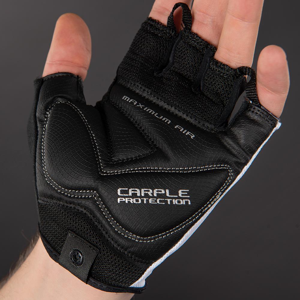 CHIBA Cool Air - Radhandschuhe kurz, weiß, XL, atmungsaktiv, gepolstert