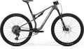 Merida NINETY-SIX 6000 warm slate grey(silver) XL grau - schneller Carbon-Fully für Cross-Country