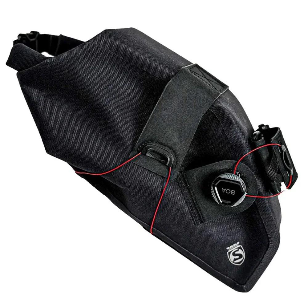 SILCA Grinta Adventure Bag - Wasserdichte Roll-Top Satteltasche 2-5 Liter, robuster BOA-Verschluss, aus recyceltem Material, ideal für Bikepacking und Abenteuer