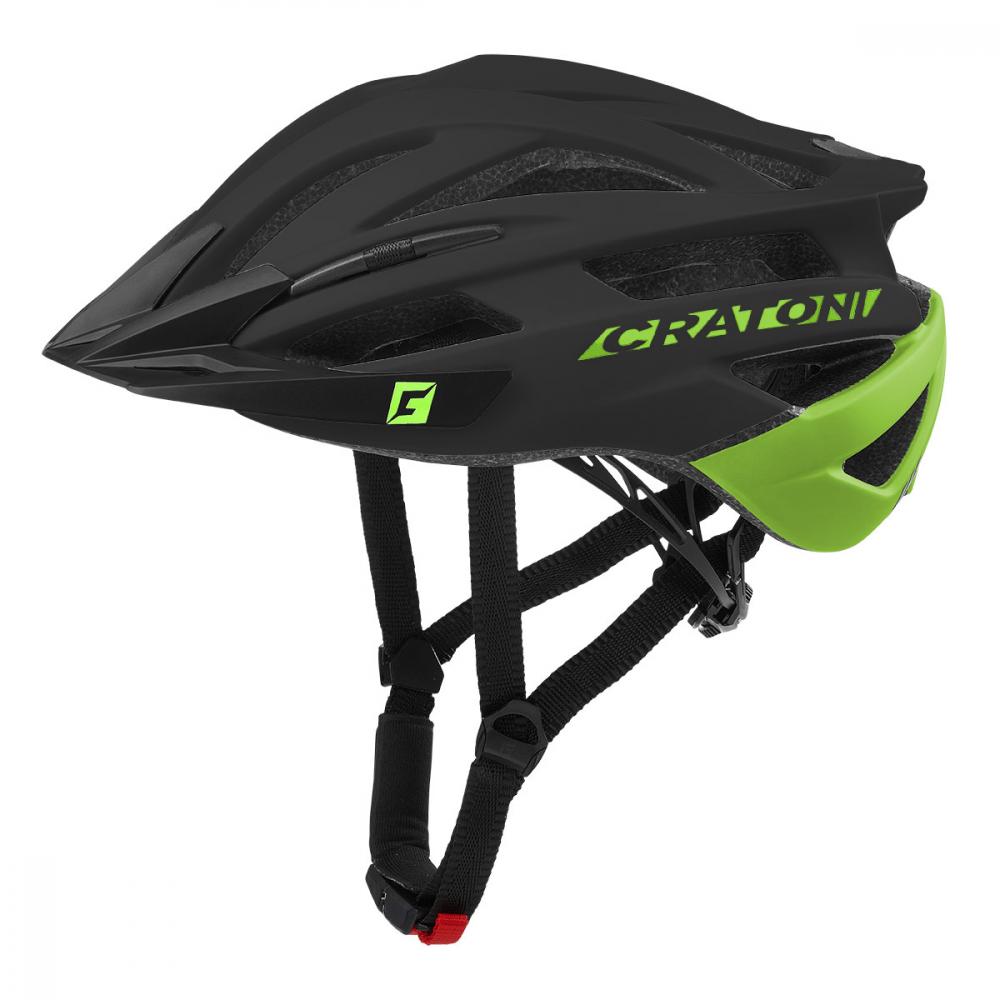 Cratoni Fahrradhelm Agravic MTB schwarz lime matt S/M 54 bis 58cm