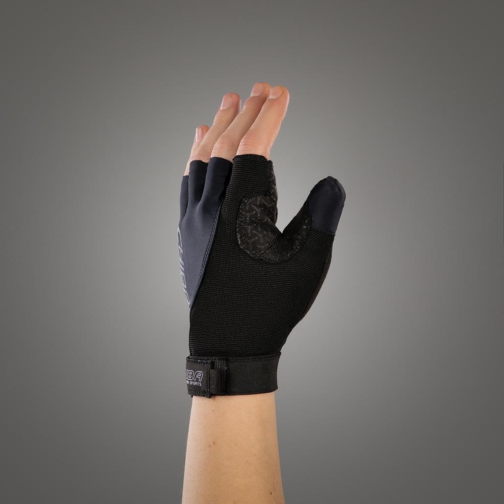 CHIBA Argon II Rollstuhlhandschuhe - Größe M, Schwarz