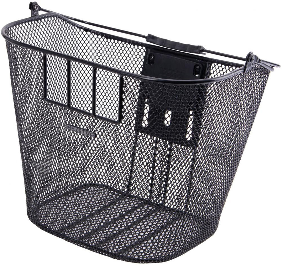 Contec Fahrradkorb Espresso KF schwarz 25x34x28 cm