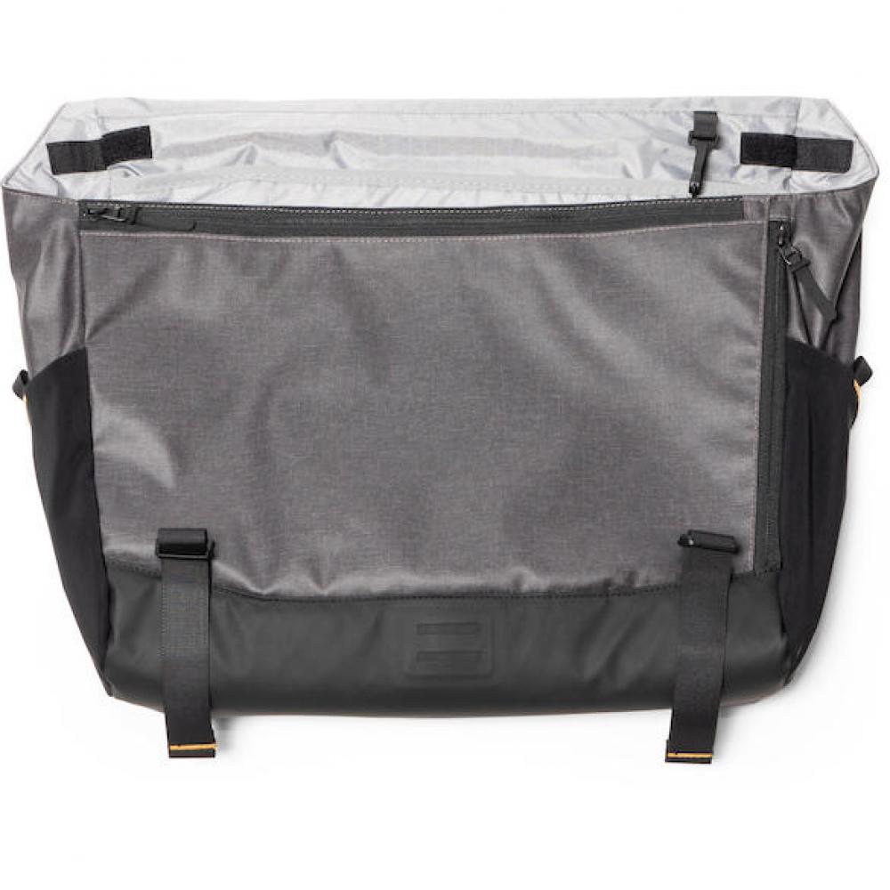 Burley Gepäcktasche Transit Messenger Bag 12 L Grau - ideale Tasche für den TRAVOY