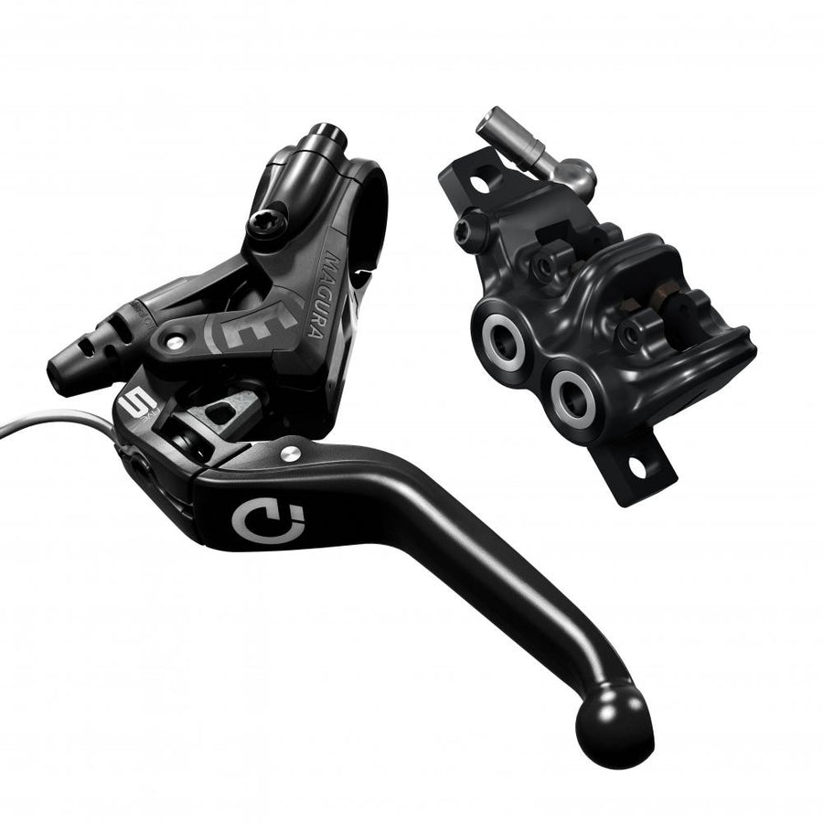MAGURA MT5e HIGO-Öffner (NC), 3-Finger Aluminium-Hebel - starke E-Bike-Scheibenbremse