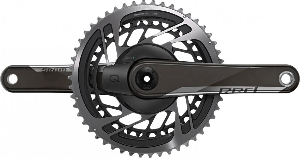 SRAM Kurbelgarnitur Quarq RED AXS 172,5 mm 48-35T - Präzise Leistungsmessung für Rennraßahrer