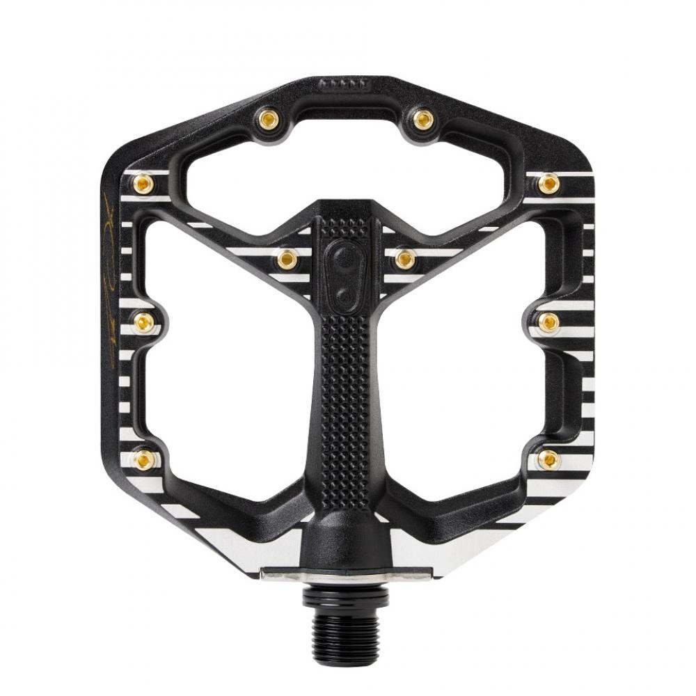 Crankbrothers Stamp 7 Small Plattform-Pedal Fabio Wibmer Signature Edition schwarz-weiß