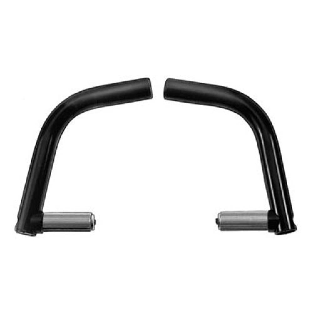 Point Lenkerhörnchen Aluminium Schwarz mit Innenklemmung und ergonomischer Innenbiegung für Trekking- und Citybikes