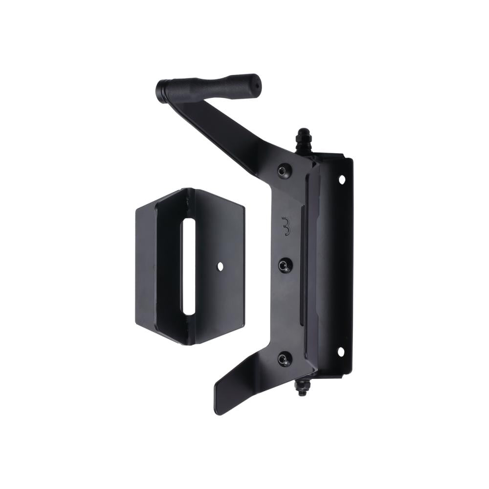 BBB Cycling BBB Fahrradhaken ParkingLot Swivel schwarz [Einheitsgröße] schwarz - platzsparende Fahrradaufbewahrung