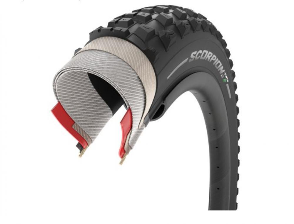 Pirelli Scorpion E-MTB R falt 27,5x2,6 (65-584) schwarz - Grip & Pannenschutz für E-MTB