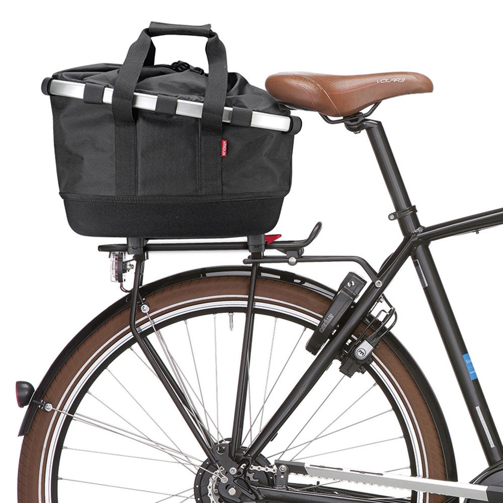 KLICKfix Fahrradkorb Bikebasket GT black 42x33x27 cm
