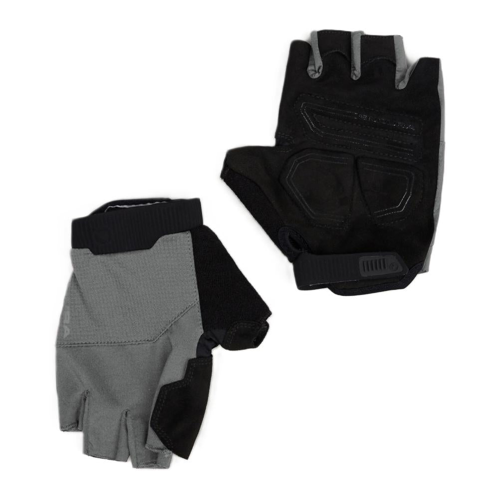 Endura Loop Mitt Radhandschuh L, Grau - Kurzfingerhandschuh mit Gelpolster, atmungsaktiv, Klettverschluss, Silikonprint