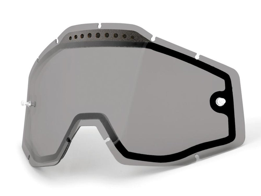 100% Vented Dual Clear Replacement lens unis smoke - belüftete Anti-Fog Ersatzscheibe