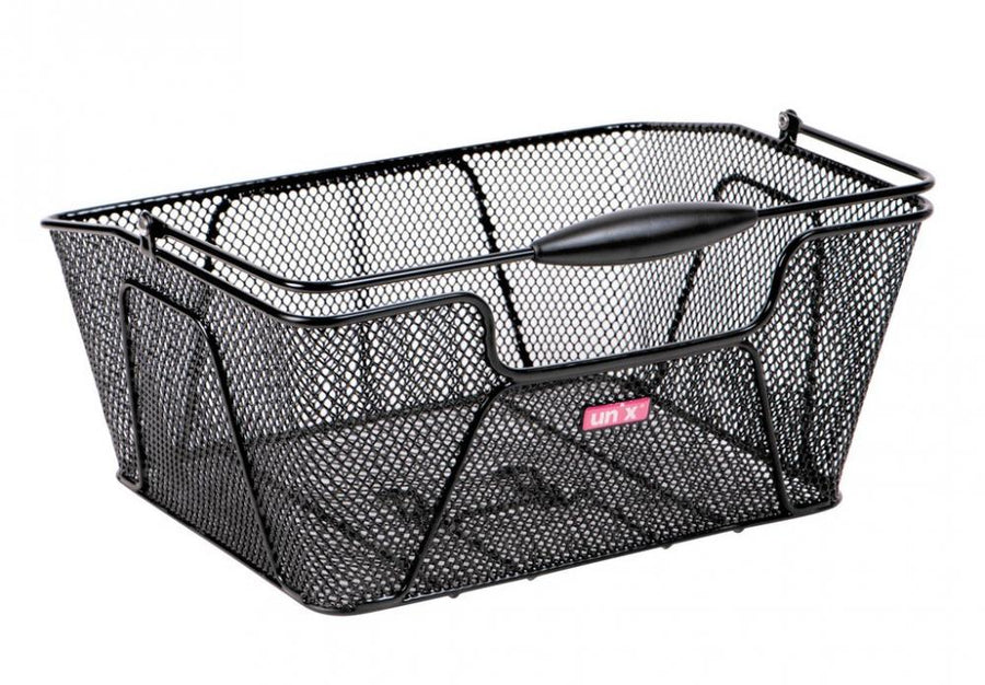 Unix Hinterradkorb Remio 40x30x17cm, schwarz, engmaschig