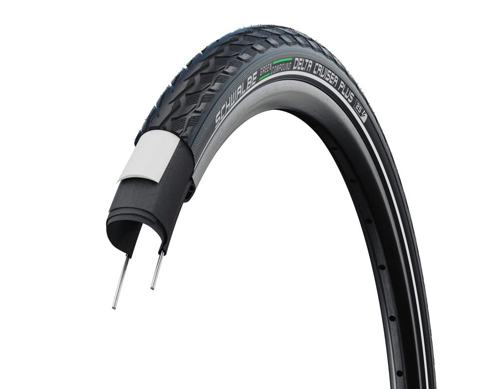 Schwalbe Reifen Delta Cruiser Plus HS431 20x1.75 Zoll 47-406 sw-TwinS Refl.Act.PG SBC E-25