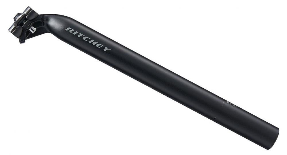 Ritchey Comp 2-bolt Sattelstütze, schwarz, 26.8mm, 350mm Länge, 25mm Offset.