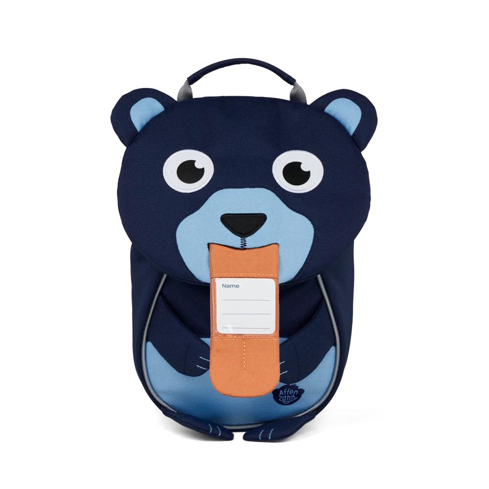 Affenzahn - Kinderrucksack Kleiner Freund Bär - Small Friend - Ergonomisch, reflektierend, nachhaltig, verstellbare Träger, 4 Liter Volumen