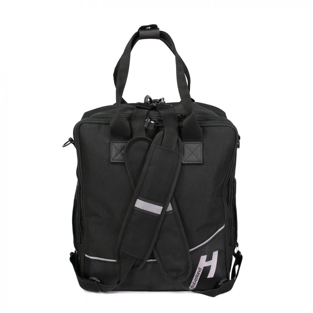 Haberland Frontträger-Rucksack More Than Work schwarz - vielseitige Tasche für Frontgepäckträger