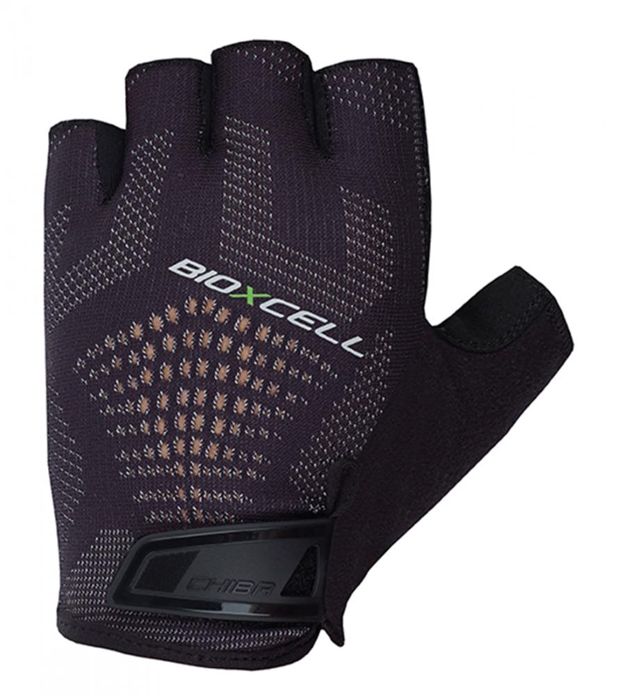 CHIBA BioXCell Super Fly Radhandschuhe kurz in Schwarz.