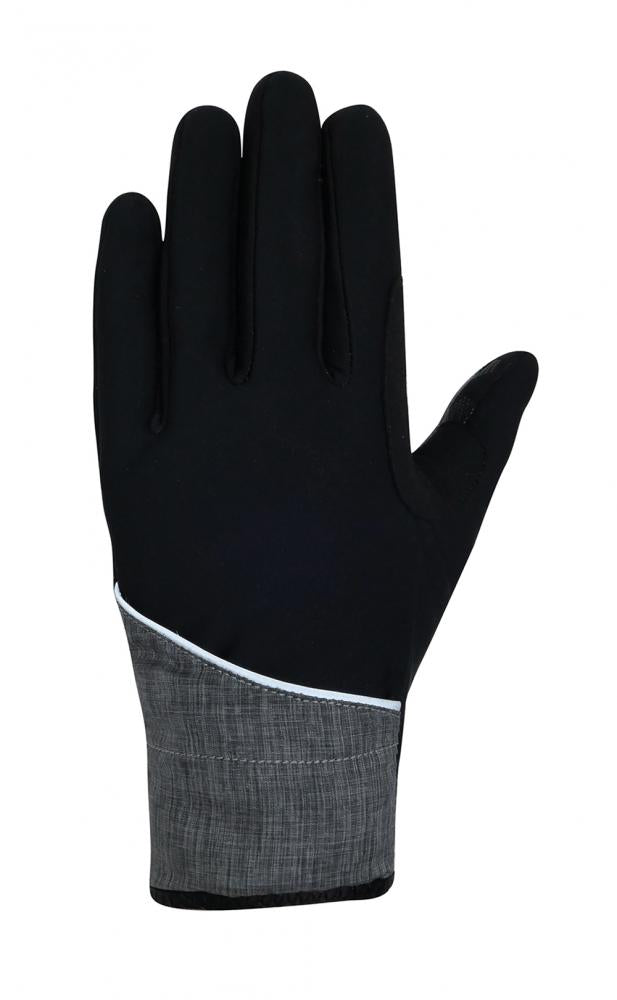 CHIBA Overflap Light - Radhandschuhe L hellgrau, wind- & wasserdicht, Thermofleece, Touchfinger