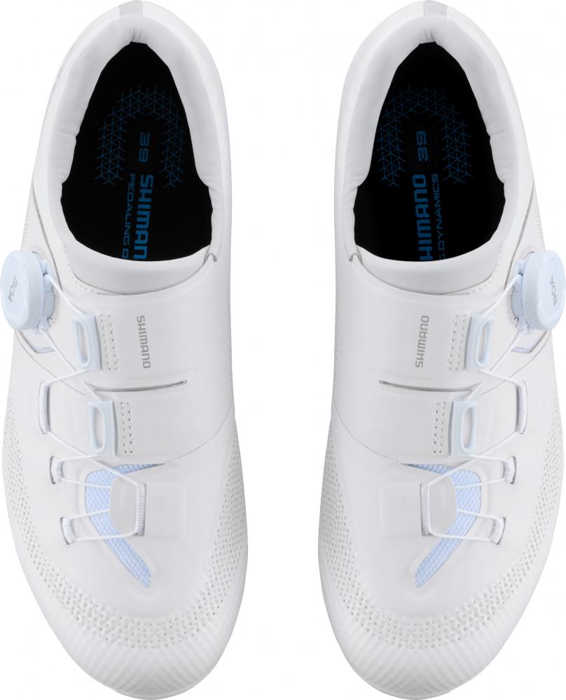 SHIMANO Fahrradschuhe RC503W Damen Road SPD-SL Fahrradschuhe Größe 43 Weiß