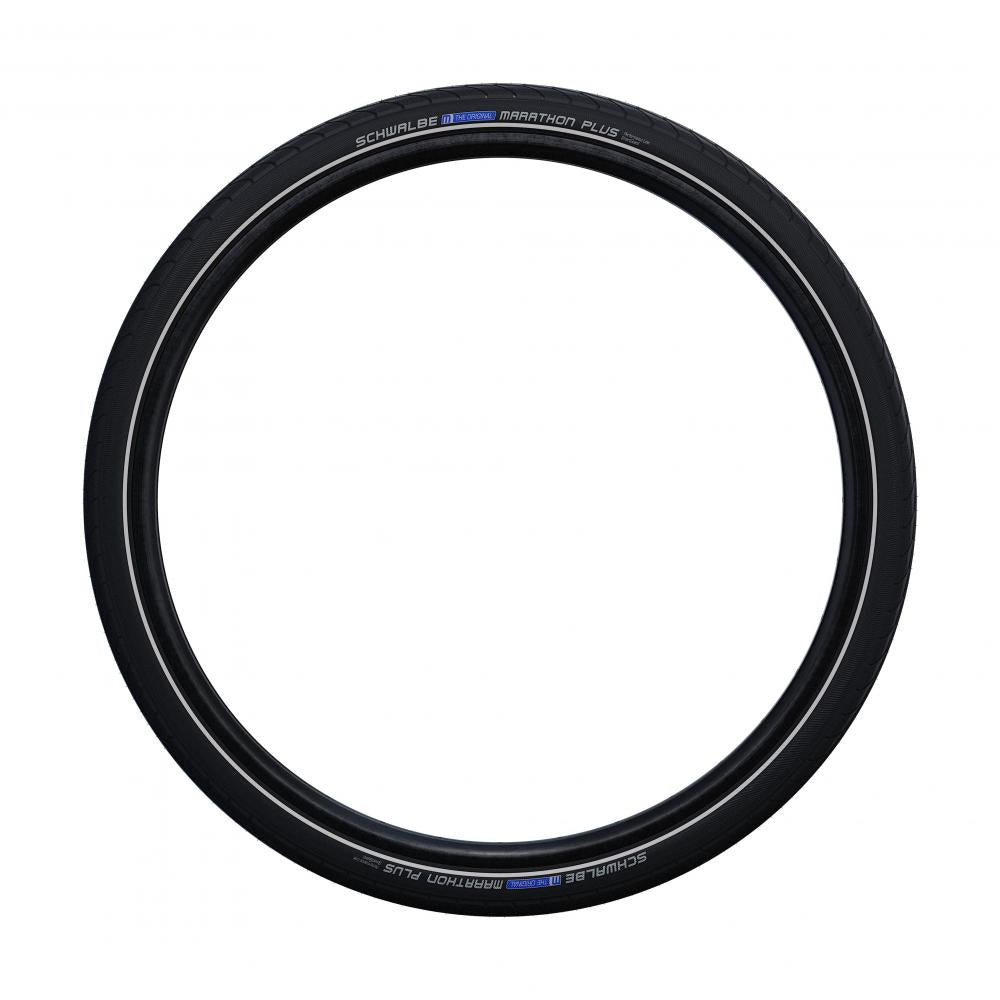 Schwalbe Marathon Plus 28x1.40 (37-622) 700x35C Fahrradreifen mit SmartGuard Pannenschutz und Reflexstreifen.