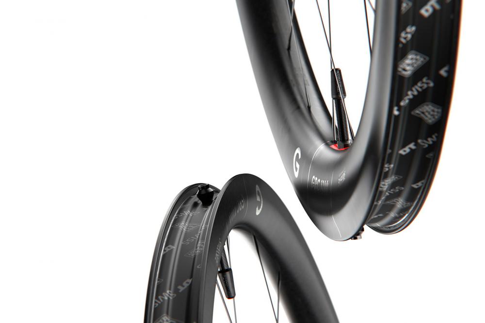 DT Swiss Laufrad GRC 1100 DICUT 29" 622 x 50 mm Schwarz - leichtes Gravel-Carbonrad