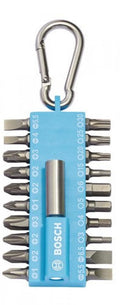 21tlg. Snap Hook BOSCH light blue Kleinsortiment Schrauben Bit Set