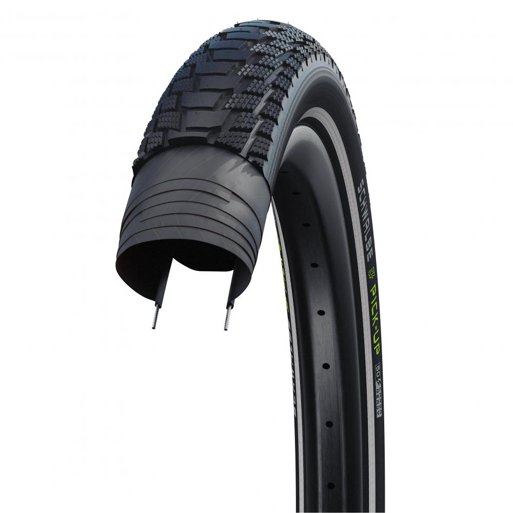 Schwalbe Reifen Pick-Up 20x2.60\" 65-406 schwarz Reflex E-50 HS609 Draht
