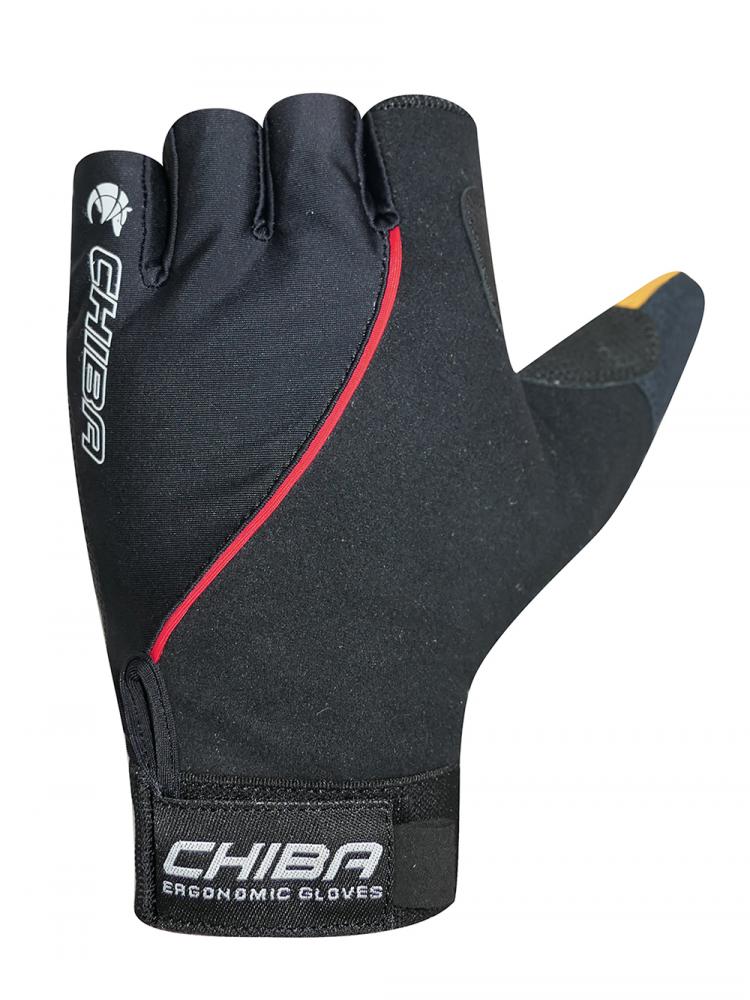 CHIBA Argon III - Rollstuhl-Handschuhe schwarz XL, Gelpolster, atmungsaktiv, ergonomisch