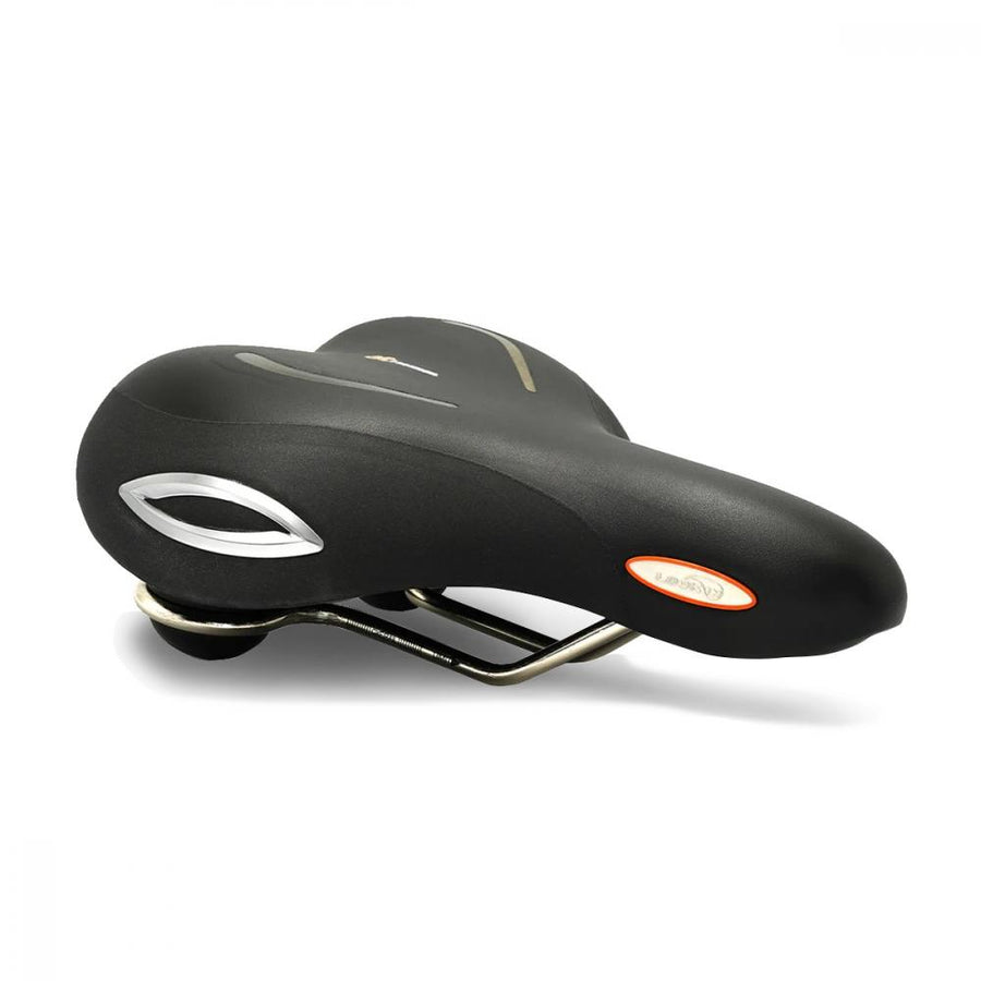 Selle Royal Lookin Relaxed Unisex Fahrradsattel in Schwarz für maximalen Sitzkomfort.