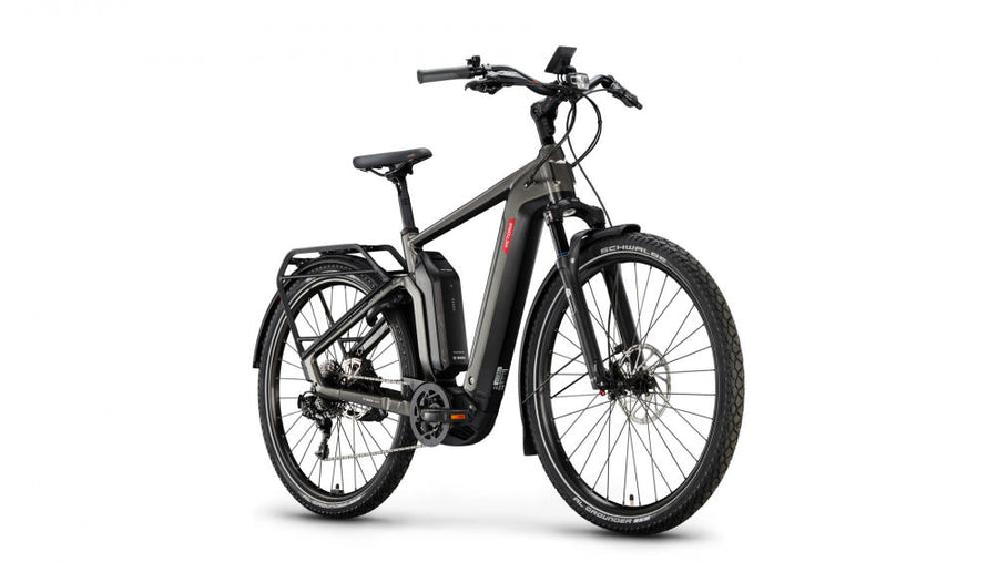 VICTORIA Elektro-Urbanrad "UTILYON 6" (#1), Unisex, 29", anthracite grey, SHIMANO "Deore XT", 11-Gang, 56cm