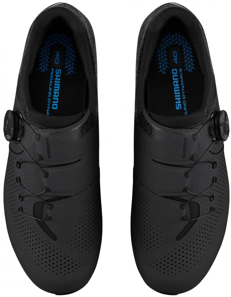SHIMANO Fahrradschuhe RC302W Damen Road SPD-SL Fahrradschuhe Größe 43 Schwarz