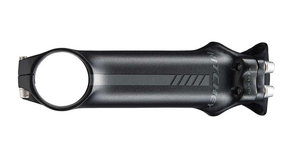 Ritchey Comp 4-Axis-44 Vorbau 1 1/4", 31,8 mm, 70 mm, 17°, BB Black, 3D-geschmiedetes 6061 Aluminium, 44 mm breite 4-Schrauben-Klemmung, kompatibel mit Carbon- und Aluminiumlenkern