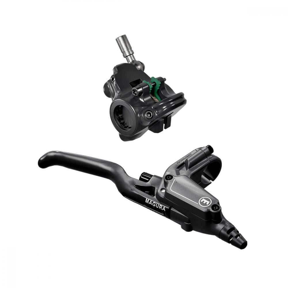 MAGURA MT C4 rechts, 3-Finger Carbotecture-Hebel, Flatmount Zange - kraftvolle, präzise Bremskontrolle