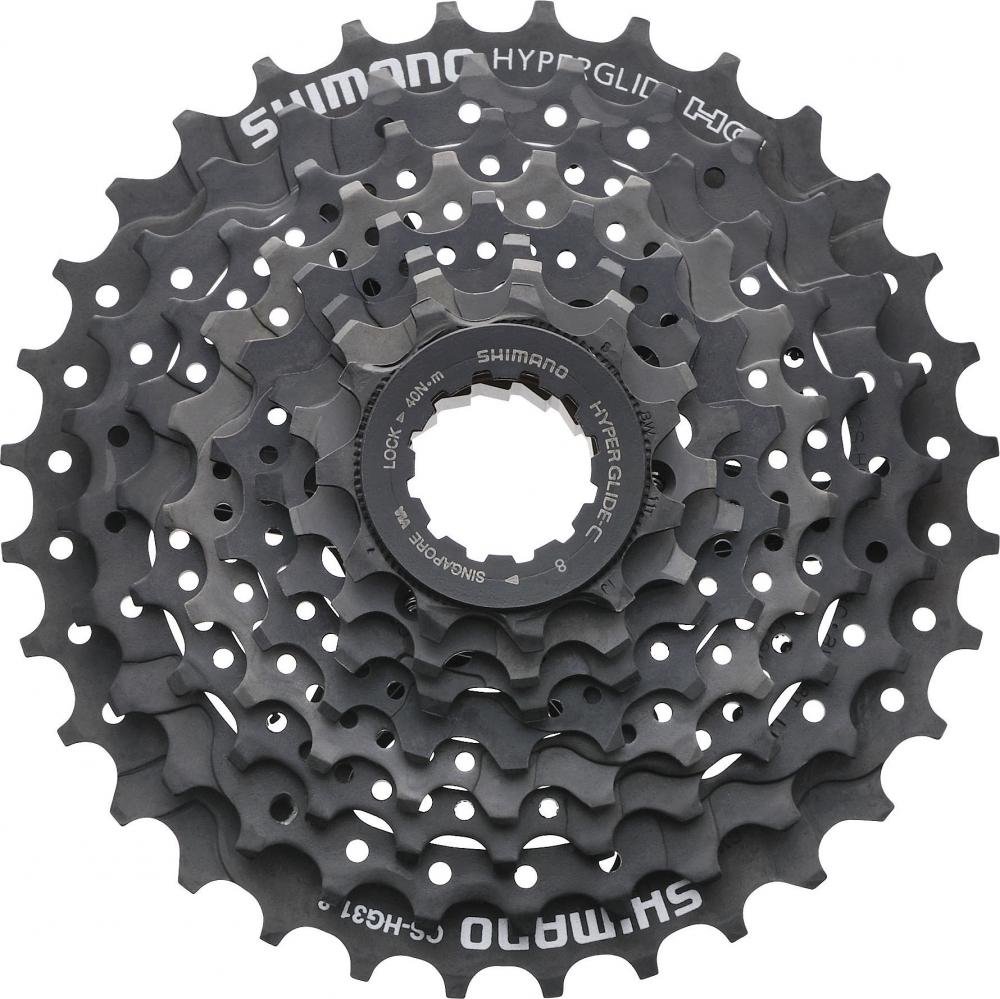 SHIMANO ALTUS CS-HG31 8-fach Kassette, 11-34 Zähne, mit Hyperglide Technologie.