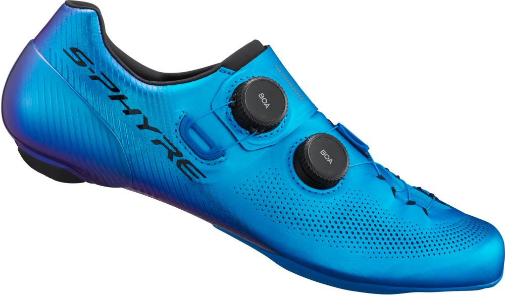 SHIMANO Fahrradschuhe RC903 Damen/Herren Road SPD-SL, Größe 47, Blau