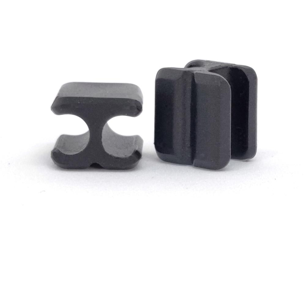 capgo OL Kabelverbinder 4 & 5 mm Schwarz - Rutschfest für Brems- und Schaltzüge