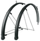 SKS Bluemels Stripes Schutzblechset 28" 45mm schwarz matt  robustes, korrosionsgeschütztes Design mit ASR-Sicherheitssystem für optimalen Spritzwasserschutz