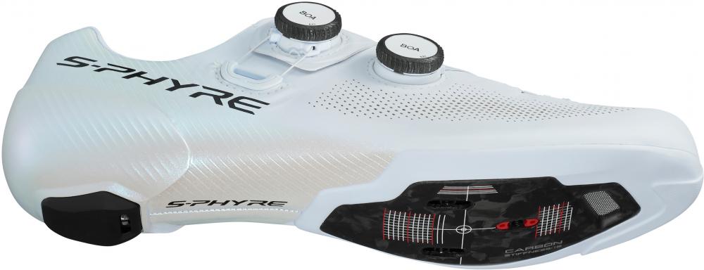 SHIMANO Fahrradschuhe RC903 Damen/Herren Road SPD-SL, Größe 41, Weiß