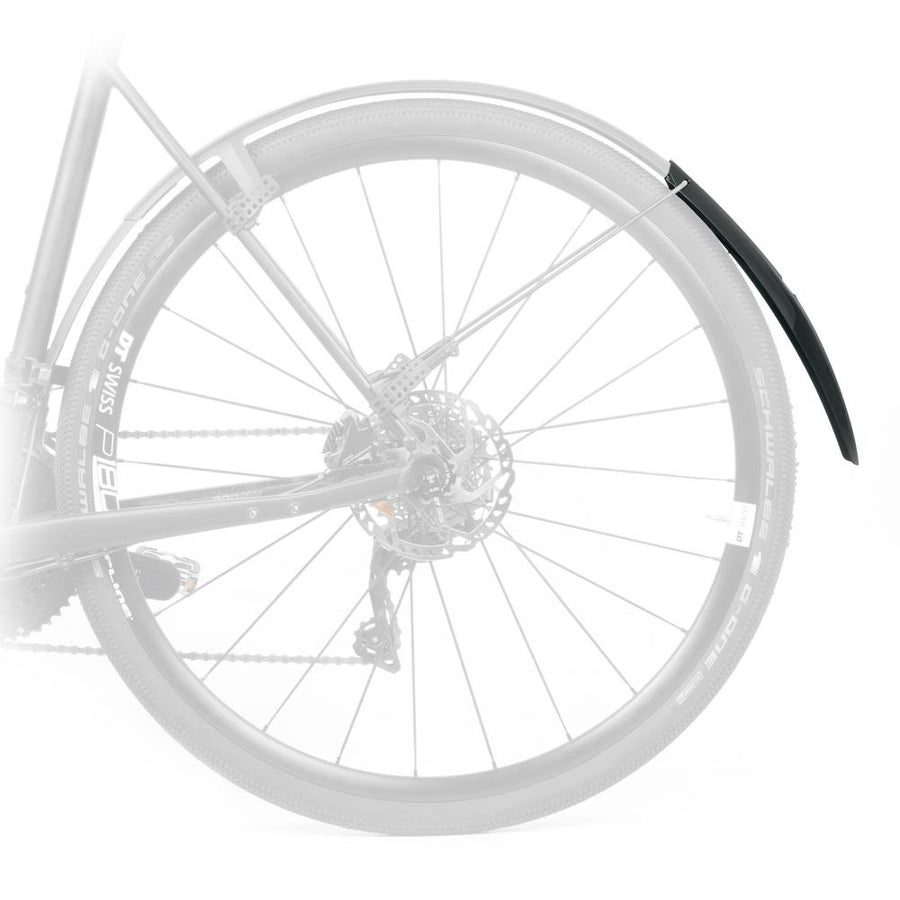 SKS Speedrocker Extension Schutzblechverlängerung, schwarz, 170 mm Länge, werkzeuglose Montage, kompatibel mit SKS Speedrocker Schutzblech, ideal für Gravelbikes und Rennräder