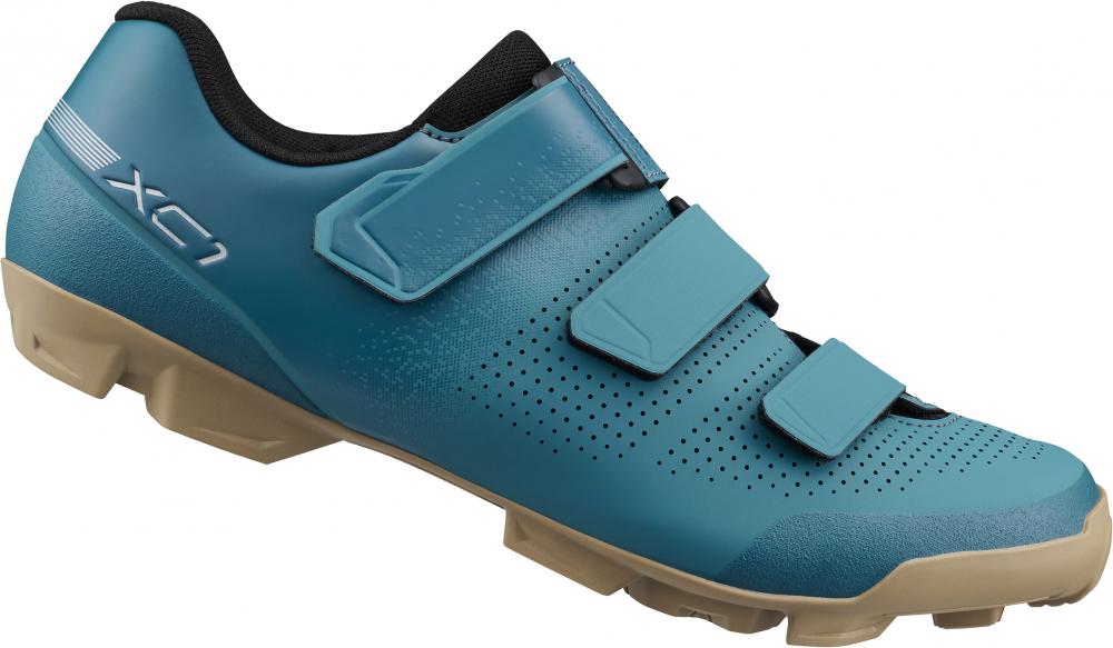 SHIMANO Fahrradschuhe XC102W Damen MTB SPD Fahrradschuhe 40 Blau
