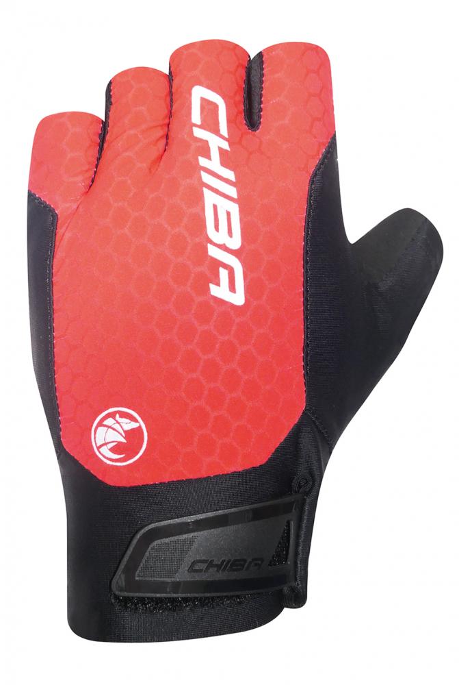 CHIBA Pure Race II - Radhandschuhe XS rot, atmungsaktiv & leicht gepolstert