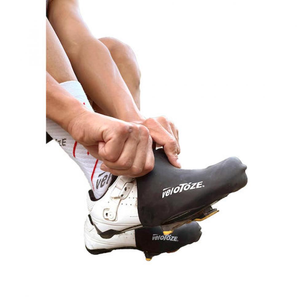 VeloToze Überschuh Toe Silicone Onesize Schwarz - wasserdichter Zehenschutz